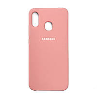 Silicone Case Premium на Samsung A40 / A405 Pink