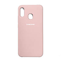 Silicone Case Premium на Samsung A40 / A405 Pink Sand