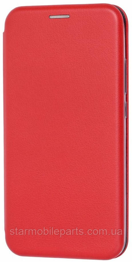 Чохол Книжка для Xiaomi Redmi 8 Premium Leather Case Red (тех. пак)
