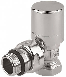 Кран радіаторний кутовий First 1/2" хром Carlo Poletti (art.V140310CB)