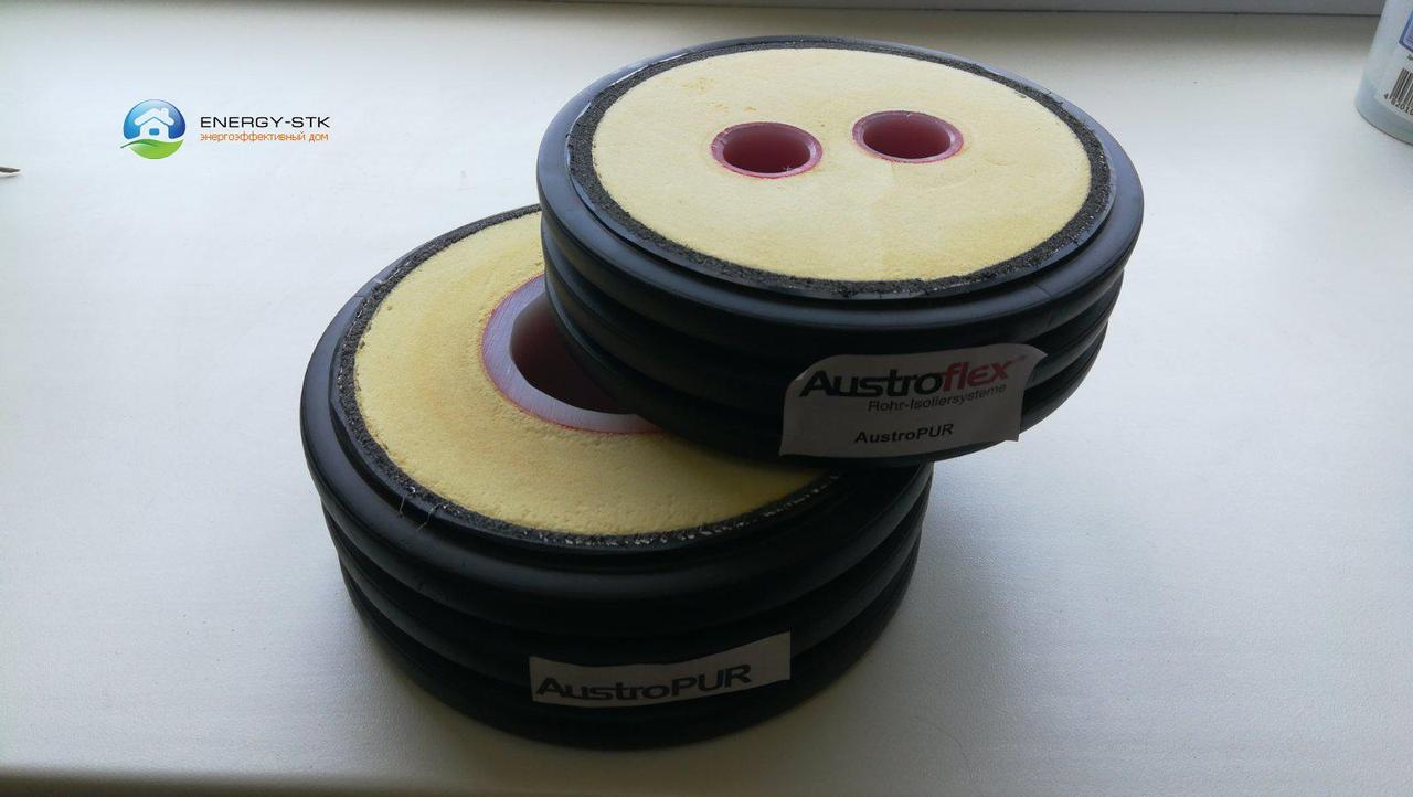 Теплоізольовані труби AustroPUR double 20х50/200мм (Австрія)