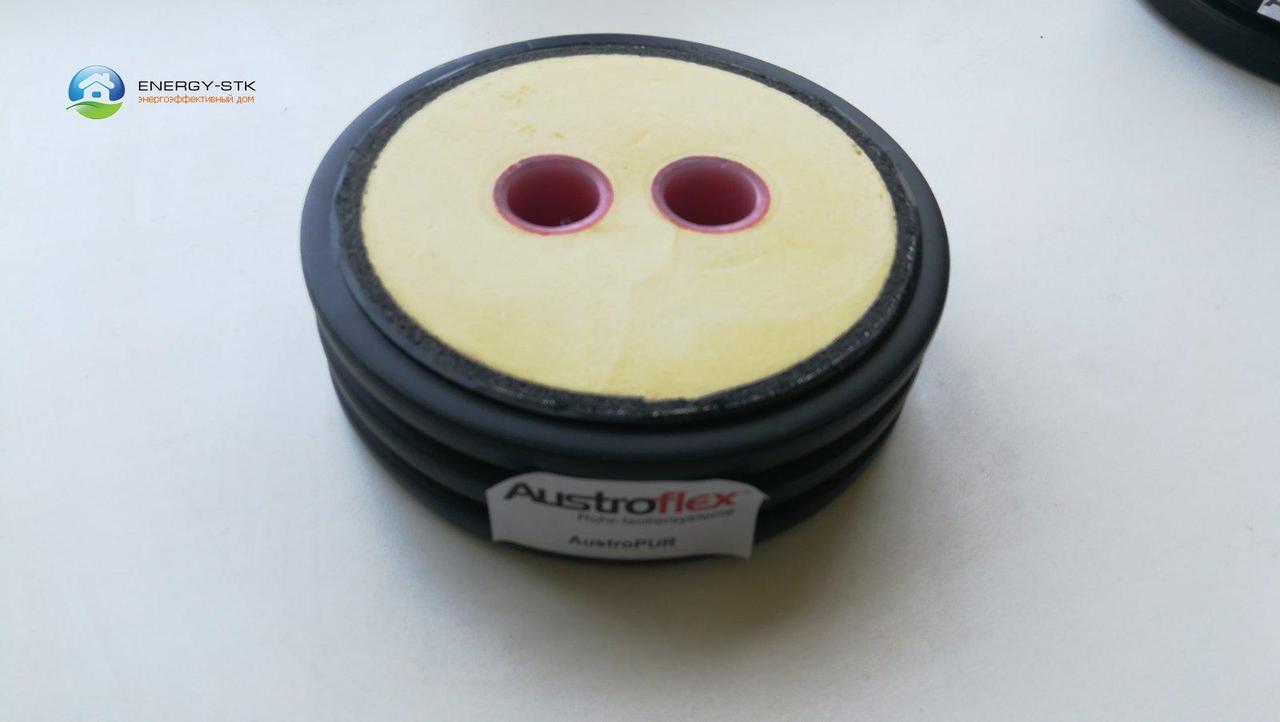 Теплоізольовані труби AustroPUR double 63х63/200мм (Австрія)