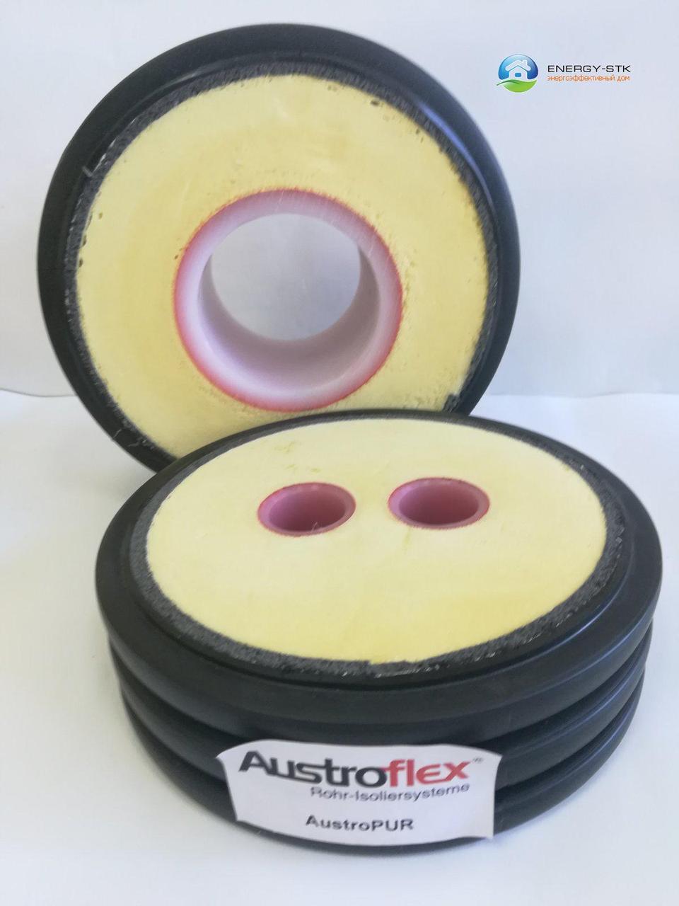 Теплоізольовані труби AustroPUR double 20х75/240мм (Австрія)