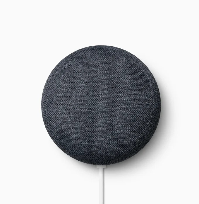 Розумна колонка Google Mini Nest (2nd Gen) (БЕЗ підтримки укр та рос мови), фото 1