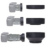 Бленда гумова Accro LF-22 Rubber 52 mm, фото 4