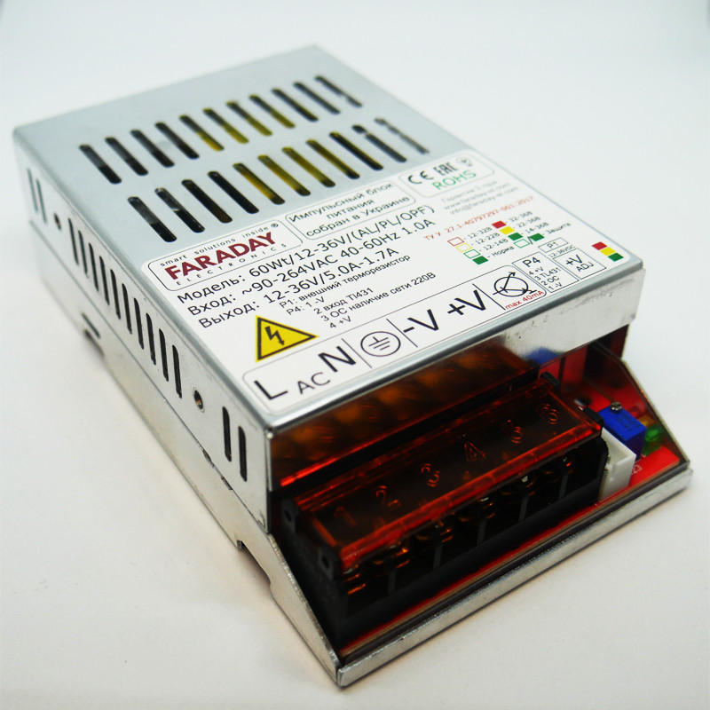 Блок питания Faraday PSP 60W/12V/5A
