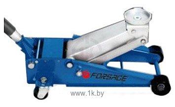 Домкрат підкатний посилений 3 т, з прогумованою ручкою (130-460мм, 2 поршня) Forsage F-RF830025 Код:15469, фото 1