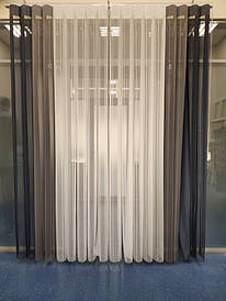Вертикальні тканинні 3D жалюзі для вікон з установкою на стелю і на стіну