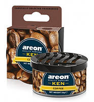 Освежитель сухой консерва 35gr - "Areon" Ken - Coffee (Кофе)
