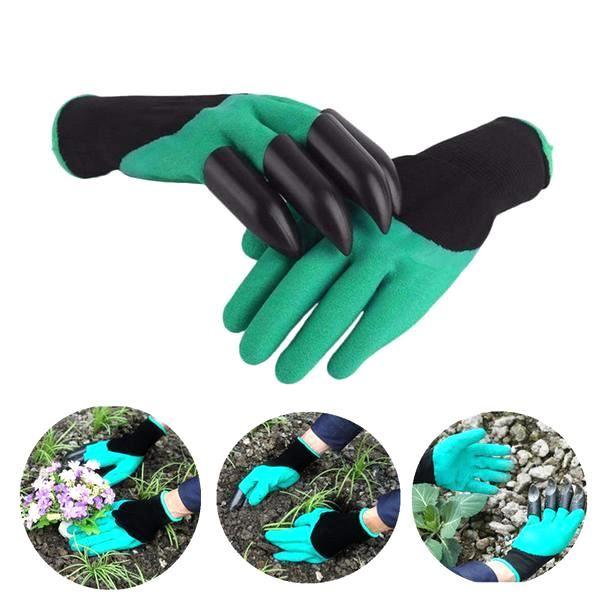 Садові рукавички з пластиковими кігтями Garden Glove (231)