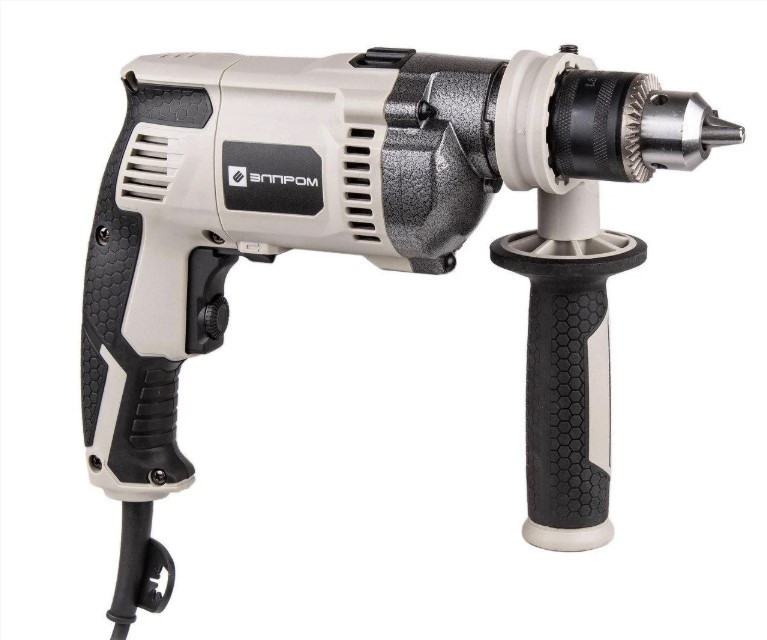 Дриль Елпром ЕДУ-1210 NEW! (метал.редуктор, метал.патрон, регулятор оборотів, прогумована ручка)