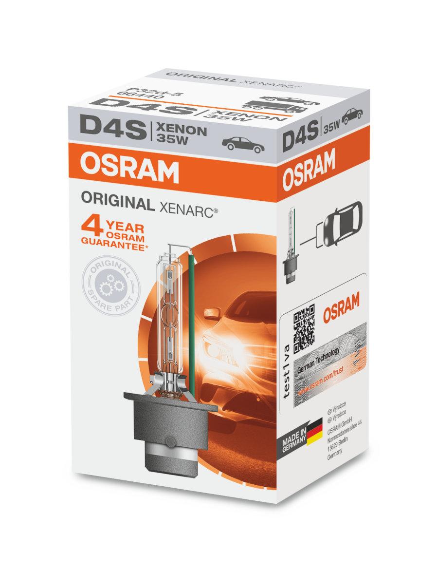 Штатна ксенонова лампа з цоколем D4S Osram Xenarc Original 66440 ОРИГІНАЛ