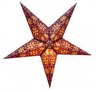 Светильник Звезда картонная 5 лучей BROWN CYCLONE