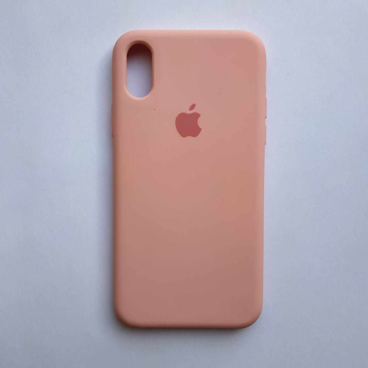 Чехол Silicone Case для Apple iPhone X, XS Pink