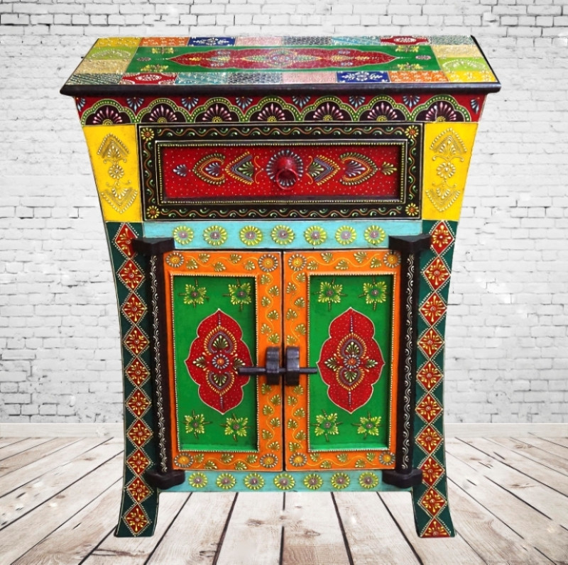 Тумбочка з дерева манго Арт.2109 No3