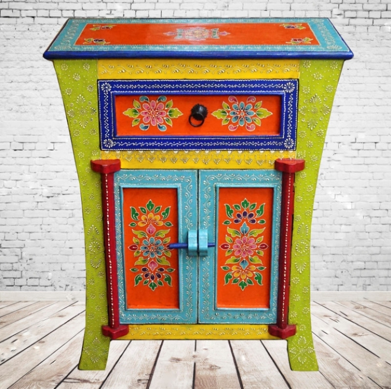 Тумбочка з дерева манго Арт.2109 No4