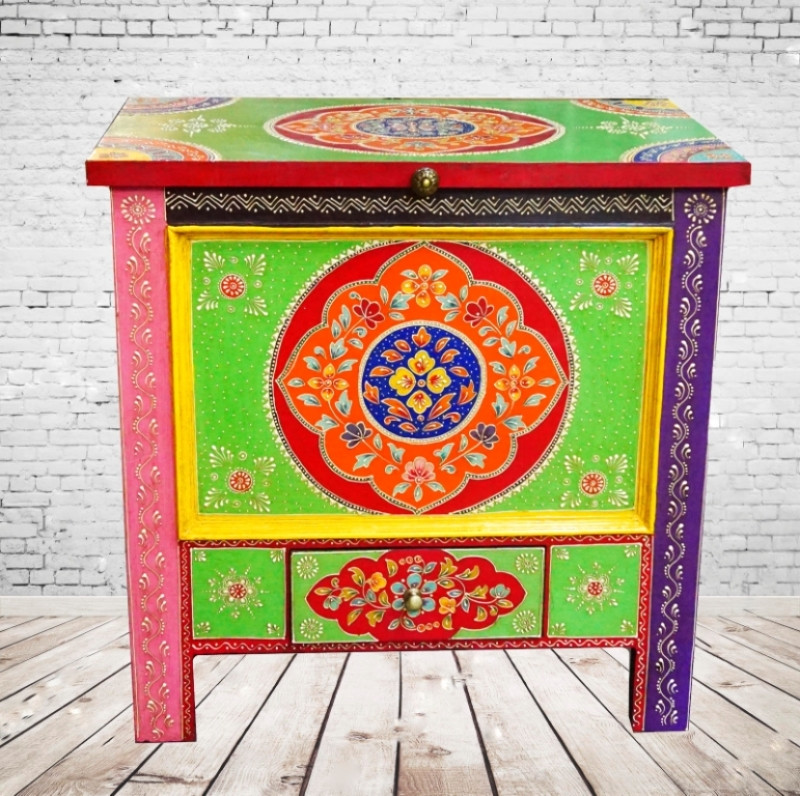 Тумбочка з дерева манго Арт.2120 No4