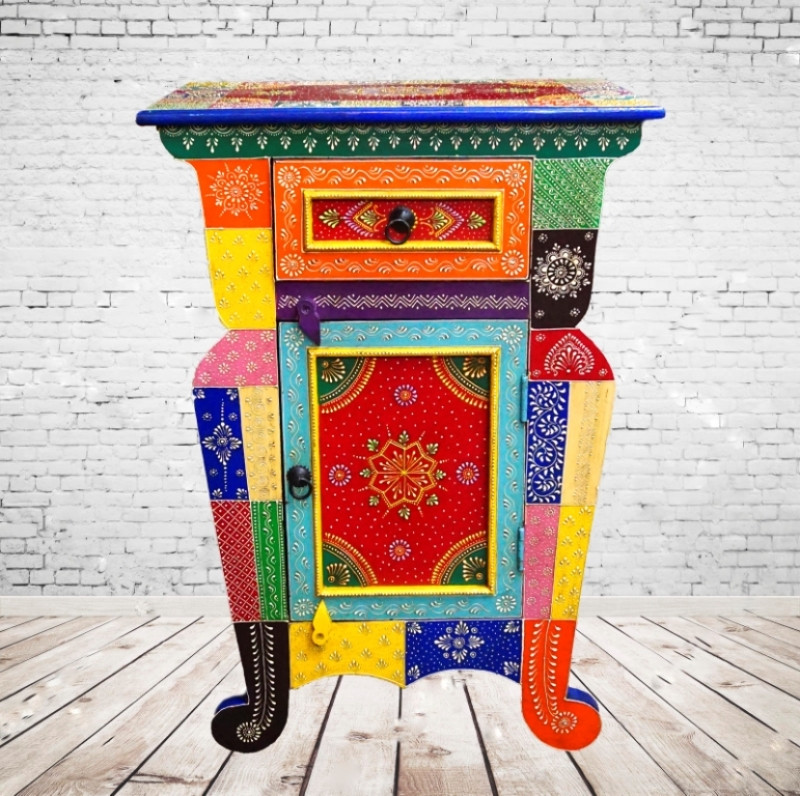 Тумбочка з дерева манго Арт.2140 No4