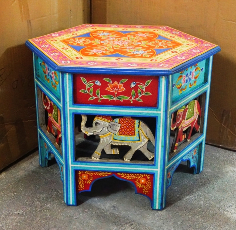 Журнальний стіл із дерева манго Арт.2175 No2