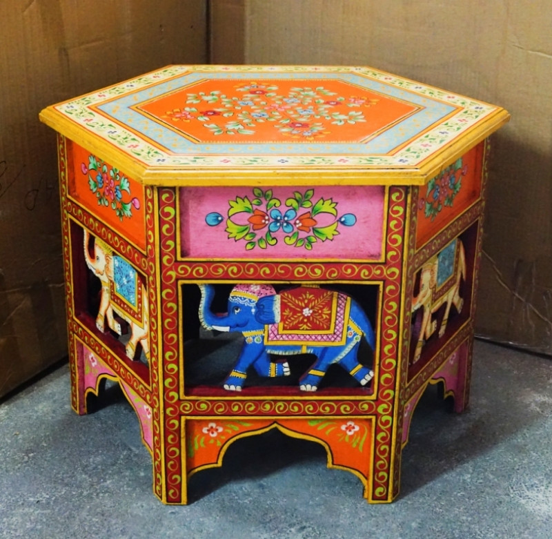 Журнальний стіл із дерева манго Арт.2175 No3