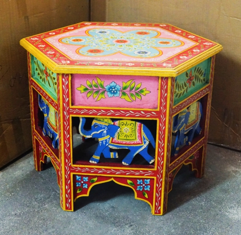 Журнальний стіл із дерева манго Арт.2175 No4