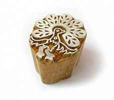 Штамп для батика з червоного дерева мала Павич