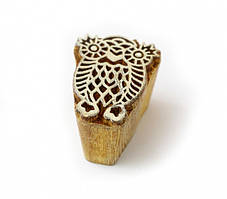 Штамп для батика з червоного дерева мала Сова №1