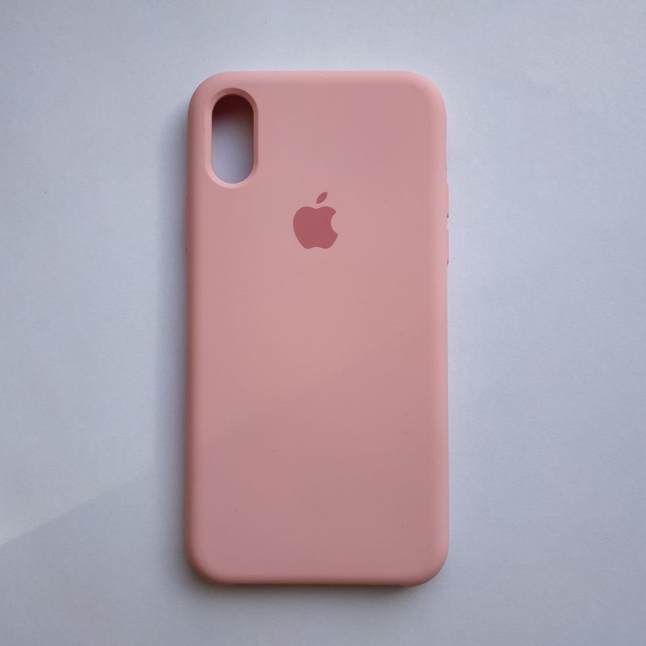 Чехол Silicone Case для Apple iPhone X, XS Rose Pink