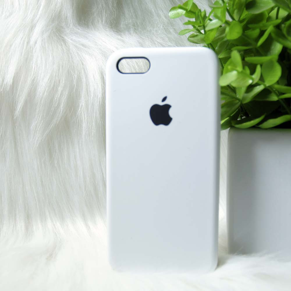 Чохол силіконовий для Iphone 5 / Iphone 5S / Iphone SE білий "Original Silicone case", фото 1