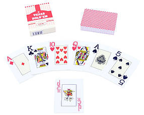 Гральні картки колода 54 штуки Texas Holdem 395-2 пластик