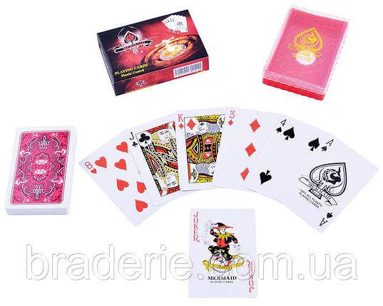Карти гральні пластикові Casino 54 шт. 839-3, фото 2