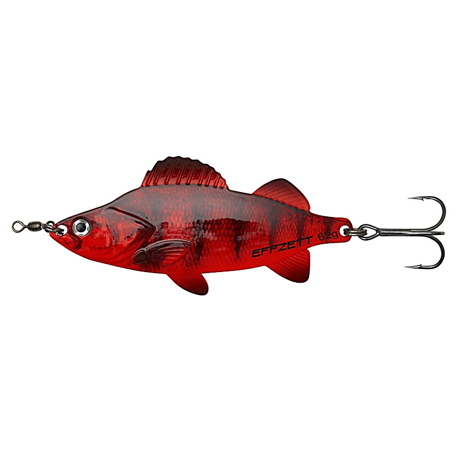 Блешня-коливалка DAM Effzett Perch Spoon 62гр 11см (blood perch)