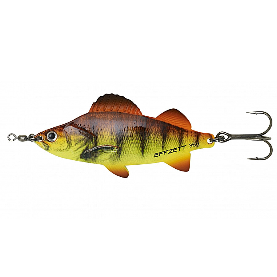 Блешня-коливалка DAM Effzett Perch Spoon 62гр 11см (orange perch UV)