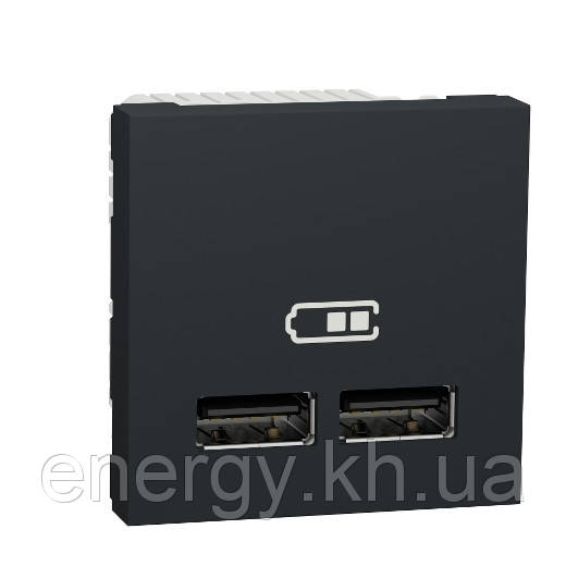Розетка USB підв. 2.1 А 2 модуля антр