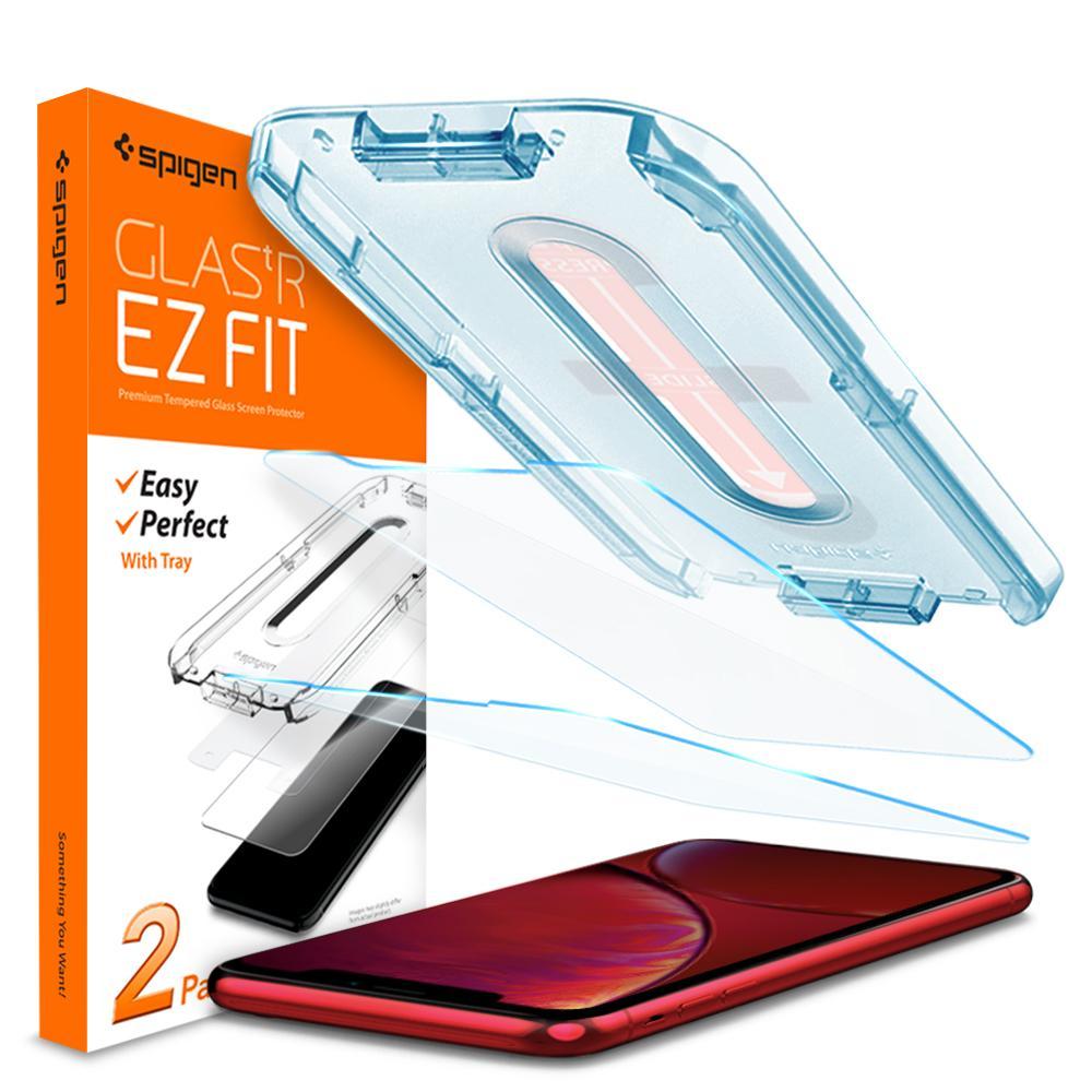 Захисне скло Spigen для iPhone 11 / XR EZ FIT GLAS.tR Screen Protector (2 шт), Clear (064GL25166)