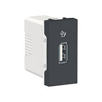 Розетка USB 1 модуль антр