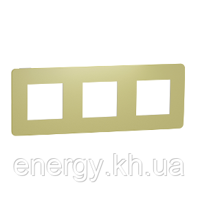 Рамка 3-пост, Зелене Яблуко/білий, фото 1