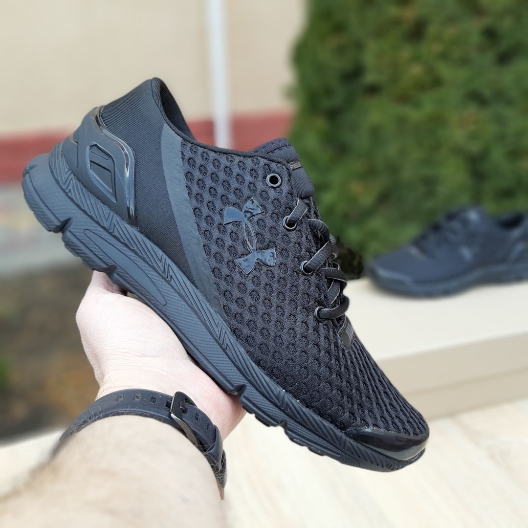 Чоловічі кросівки Under Armour Speedform Gemini чорні. Живе фото. топ