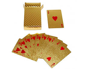 Гральні картки колода 54 штуки Gold 408-7 пластик