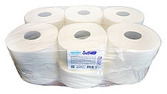 Туалетний папір Soffi PRO Optimal JTP (2 шари, 1130 листів) на гільзі біла - 12 рулонів