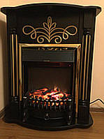 Камінний портал BLT Версаль чорна емаль з золотом