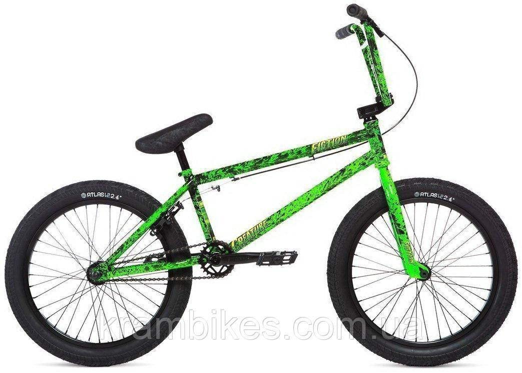 Велосипед BMX Stolen CREATURE  20.75"  toxic green splatter зелений