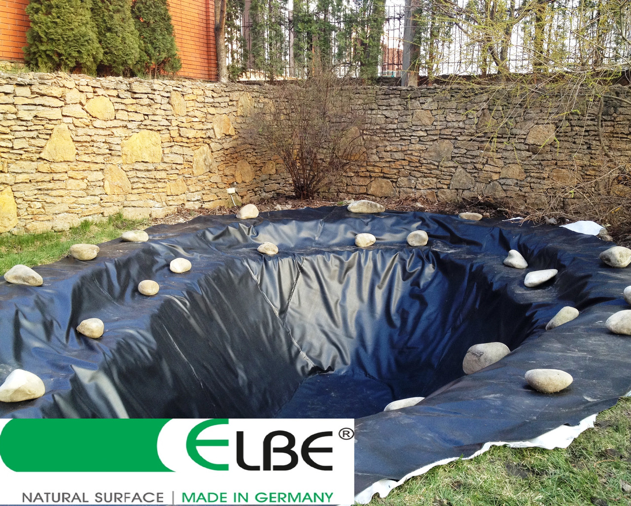 Плівка ПВХ для ставка Elbe WTB 1 мм. Ширина 10 м