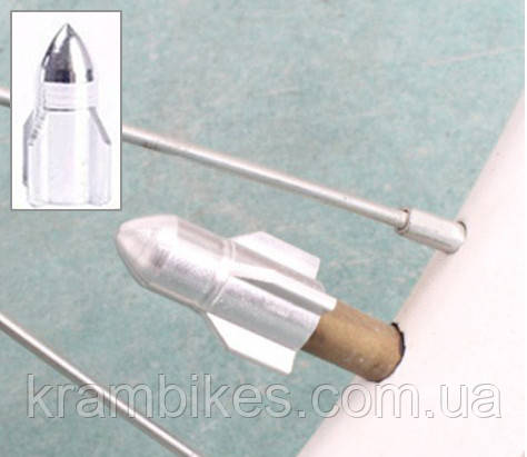 Ковпачки на ніпель Ракета Срібло