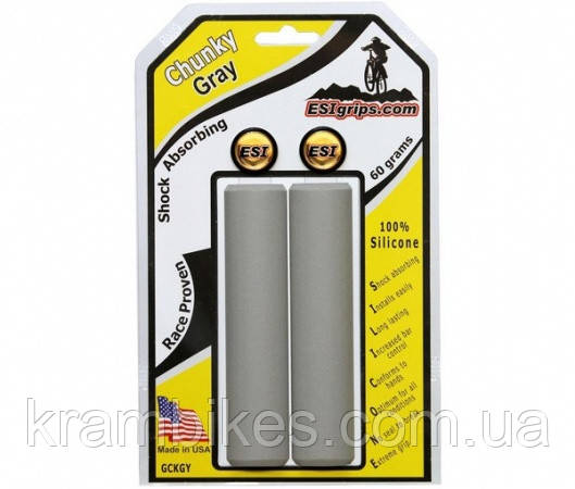 Гріпси велосипеді ESI Chunky Gray