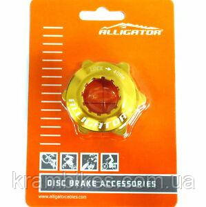 Адаптер ротора Aligator - Center Lock - 6 болтів, Золото