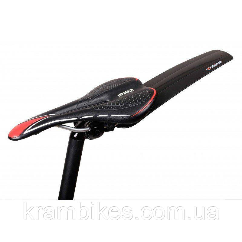 Крило заднє 28" Zefal  Shield S10 пластик 63г. під сідло чорний