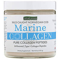 Морской коллаген Nature's Answer "Marine Collagen" из норвежской трески, без вкуса (137 г)