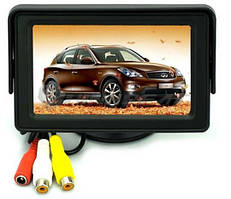 Авто монітор 4.3" кольоровий РК-дисплей 2хVid in