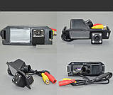 Камера заднього огляду (Sony CCD) для Hyundai I30 Solaris Verna hatchback GENESIS COUPE, KIA SOUL, фото 3